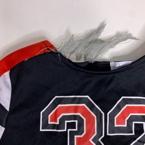 Halloween Horror Jagged Distressed Jersey Dress 10 chasing fireflies - Picture 3 of 6